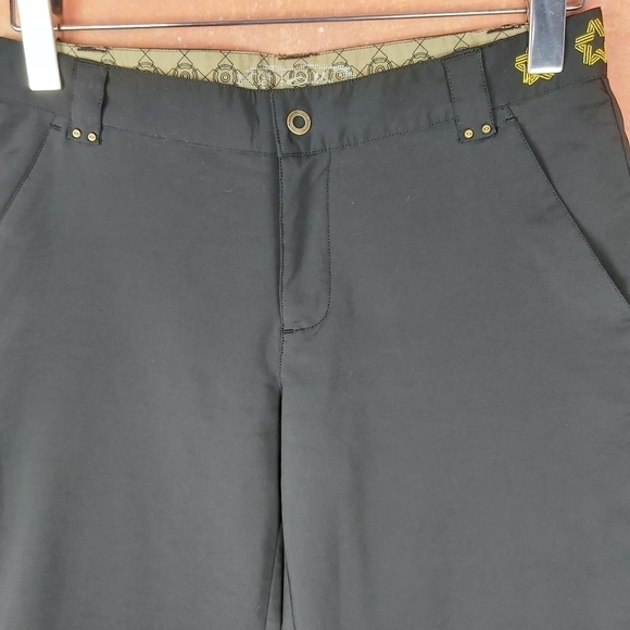 🍄3/50$🍄 OAKLEY outdoor sports active black pants size 4 - Picture 2 of 10